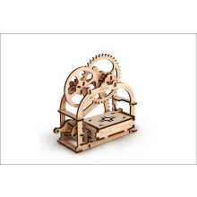 Caixa Mecânica - UGEARS - Modelo divertido com sistema de engrenagens - Montagem sem cola