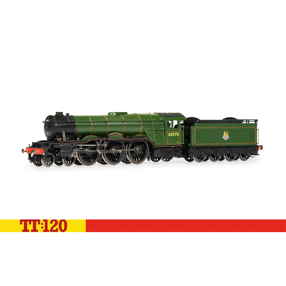 Hornby TT:120 BR Class A3 4-6-2 60078 'Night Hawk' - Era 4 TT3005M