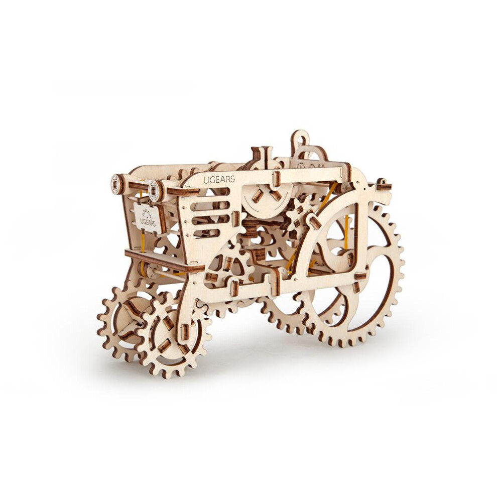 UGEARS Tractor - Mechanical Wooden Model Kit 70003-image-OPC-PDYTZBB-NEW