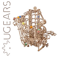 UGEARS Holz 3D Puzzles für Erwachsene - Holz-Marmorbahn Spiralheber Modelle