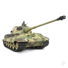 Henglong 1:16 German King Tiger Henschel with Infrared Battle System, 2.4GHz Shooter, Smoke and Sound, 3888A-1B