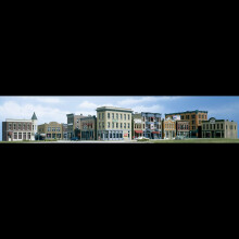 Woodland Scenics S1485 Town & Factory N Building Set N Gauge