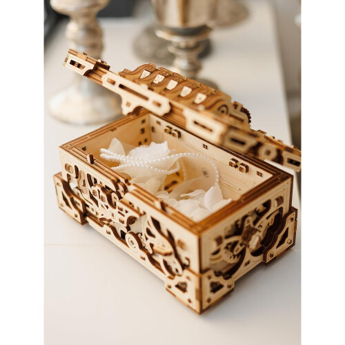 Wood Trick Enigma Κλειδαριά Παζλ Ξύλινο 3D Πάζλ για Ενήλικες και Παιδιά 1
