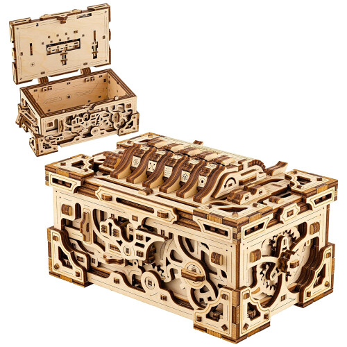 Wood Trick Enigma Κλειδαριά Παζλ Ξύλινο 3D Πάζλ για Ενήλικες και Παιδιά