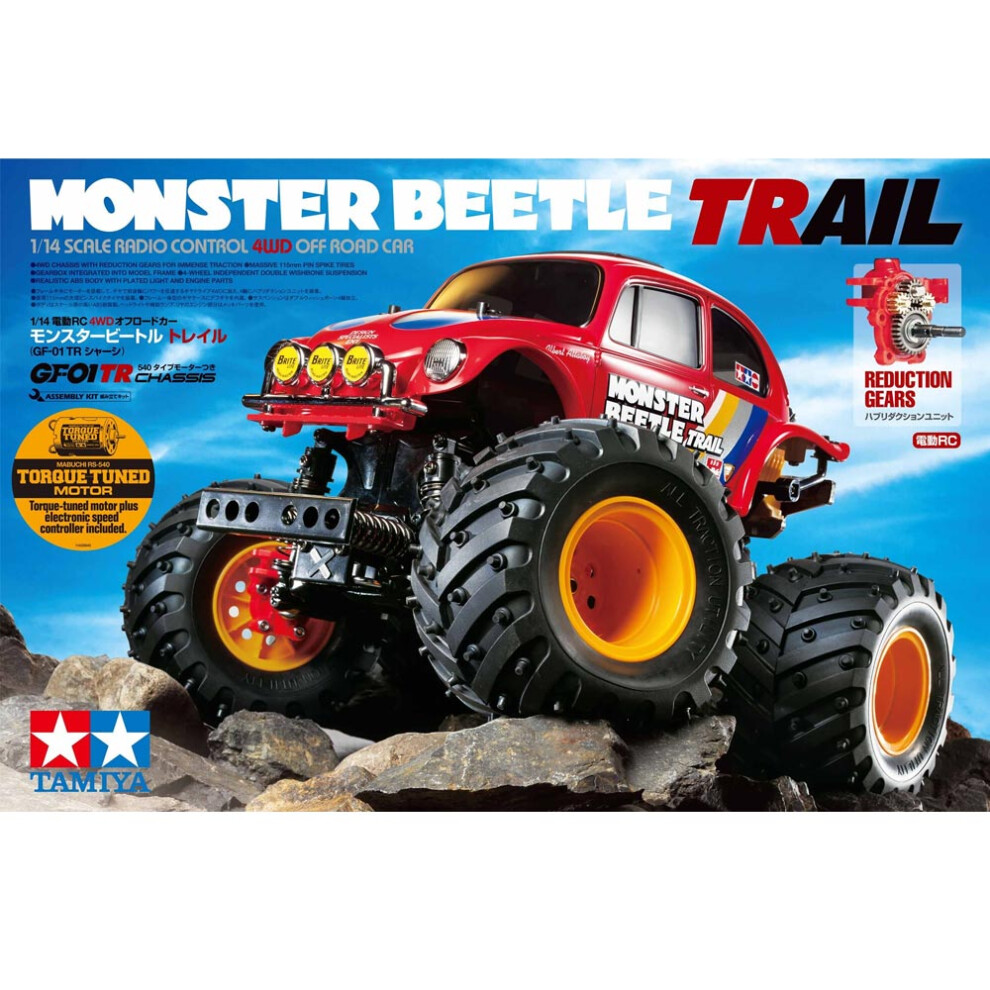 TAMIYA RC 58672 Monster Beetle Trail (GF-01TR) 1:14 RC Assembly Kit