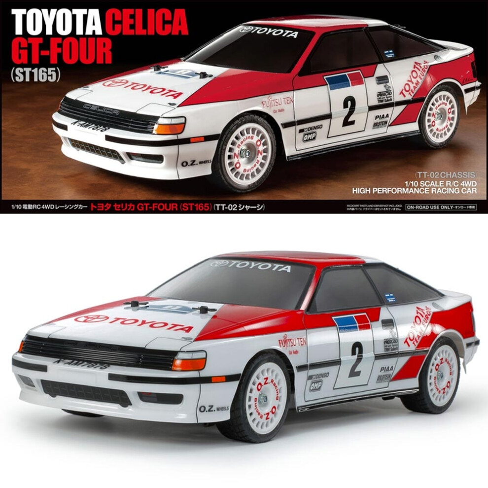 Tamiya RC 58718 Celica GT-Four ST165  TT-02 RC Car Assembly Kit