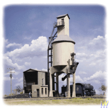 Walthers Cornerstone Concrete Coaling Tower Building Kit HO Gauge WH933-3042