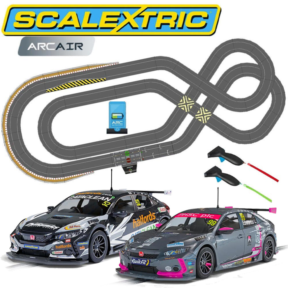 SCALEXTRIC ARC AIR SL10 JadlamRacing Layout BTCC Wireless Throttles