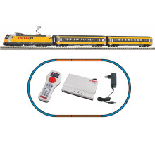 Treno passeggeri Piko H0 59019 H0 PSCwlan S-SET BR 386 Regiojet - Bianco/Giallo
