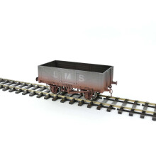 Dapol 5 Plank Wagon LMS 24365 Weathered O Gauge 7F-051-058W