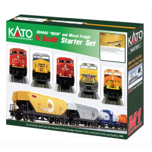Kato 106-0021 CSX Dark Future GE ESS44AC Freight Starter Set N Gauge