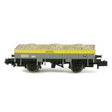 Dapol 2F-060-018 Grampus Wagon BR Dutch Yellow/Grey DB990518 N Gauge