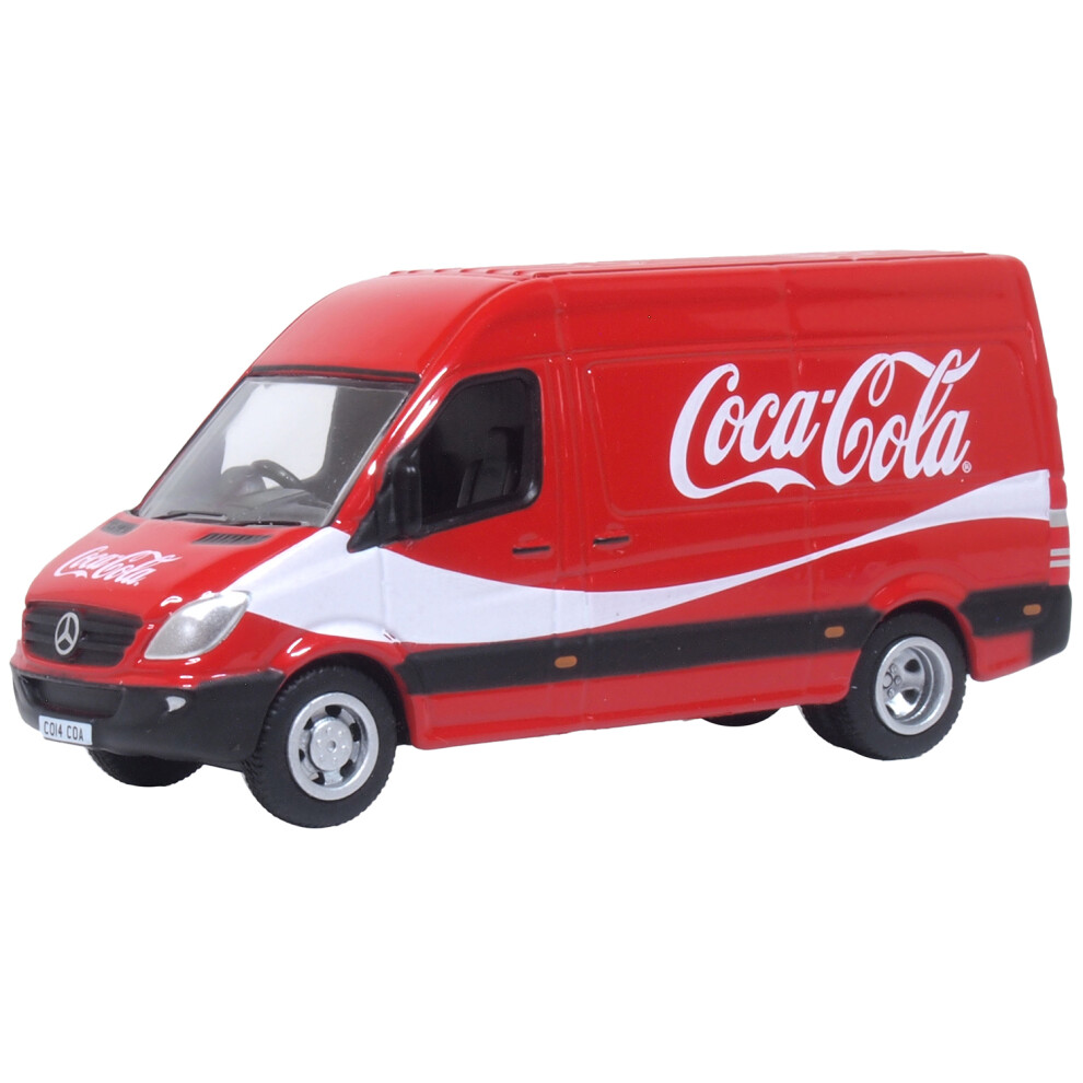 Oxford Diecast Mercedes Sprinter Coca Cola OD76MSV007CC OO Gauge