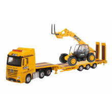 Oxford Diecast Mercedes Actros Semi Low Loader & 531 70 Loadall OO Gauge 76MB012