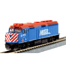 Kato EMD F40PH Chicago Metra 157 'City of Palatine' K176-9107 N Gauge