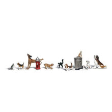 Woodland Scenics A2140 Dogs & Cats N Gauge Figures Animals Landscaping