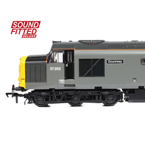 Bachmann Branchline 35-311SFX Class 37/0 Centre Headcode 37262 'Dounreay' BR Engineers Grey 2