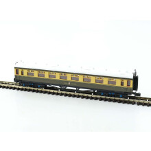 Dapol 2P-000-059 Collett Coach Composite GWR Chocolate/Cream 7011 N Gauge