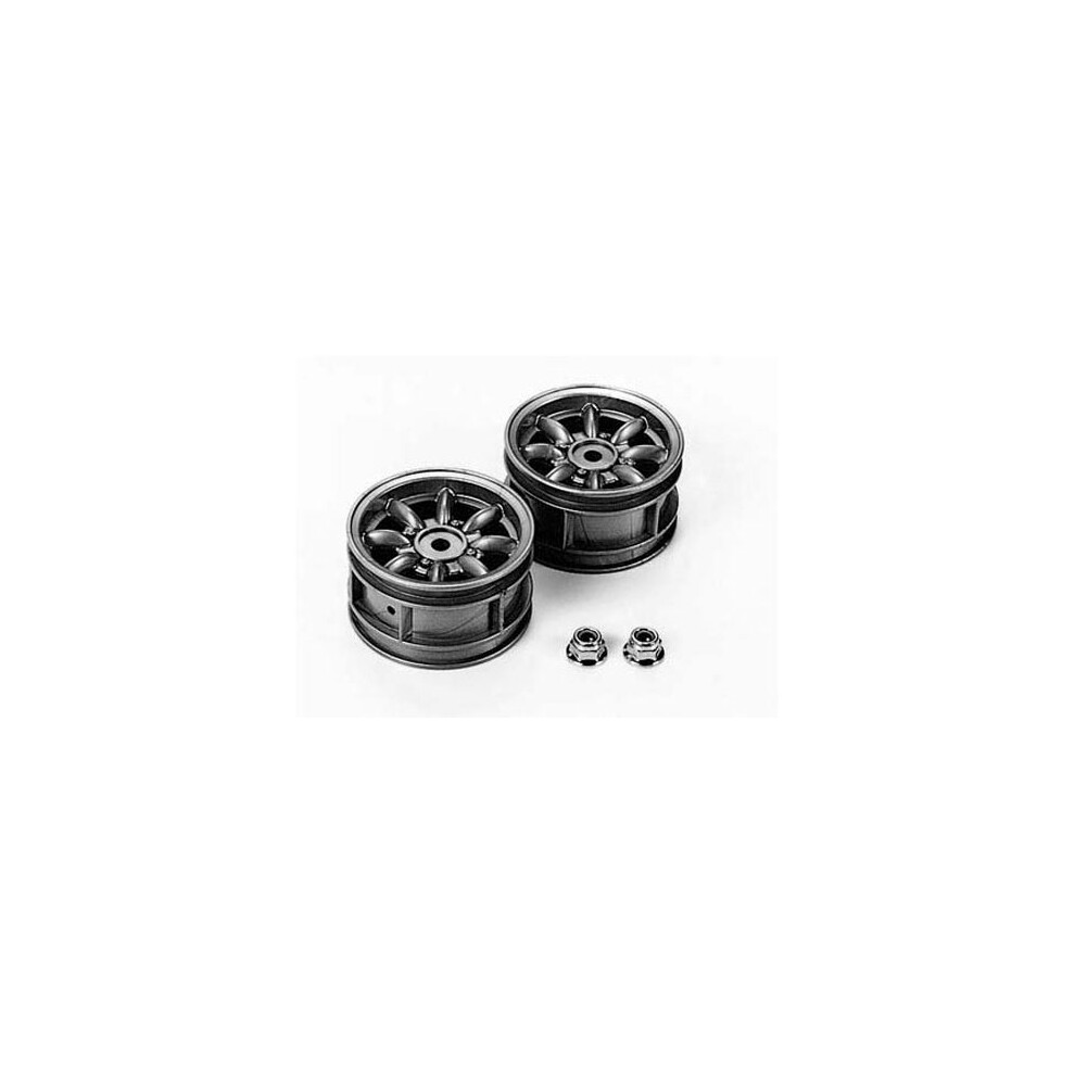 Tamiya 50569 M-Chassis 8-Spoke Wheels 2 Pcs. (Silver), M01/M03/M05/M05Ra/M06/M07