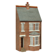 Scenecraft 44-0214B Low Relief Right Hand Bay Terrace Black OO Gauge