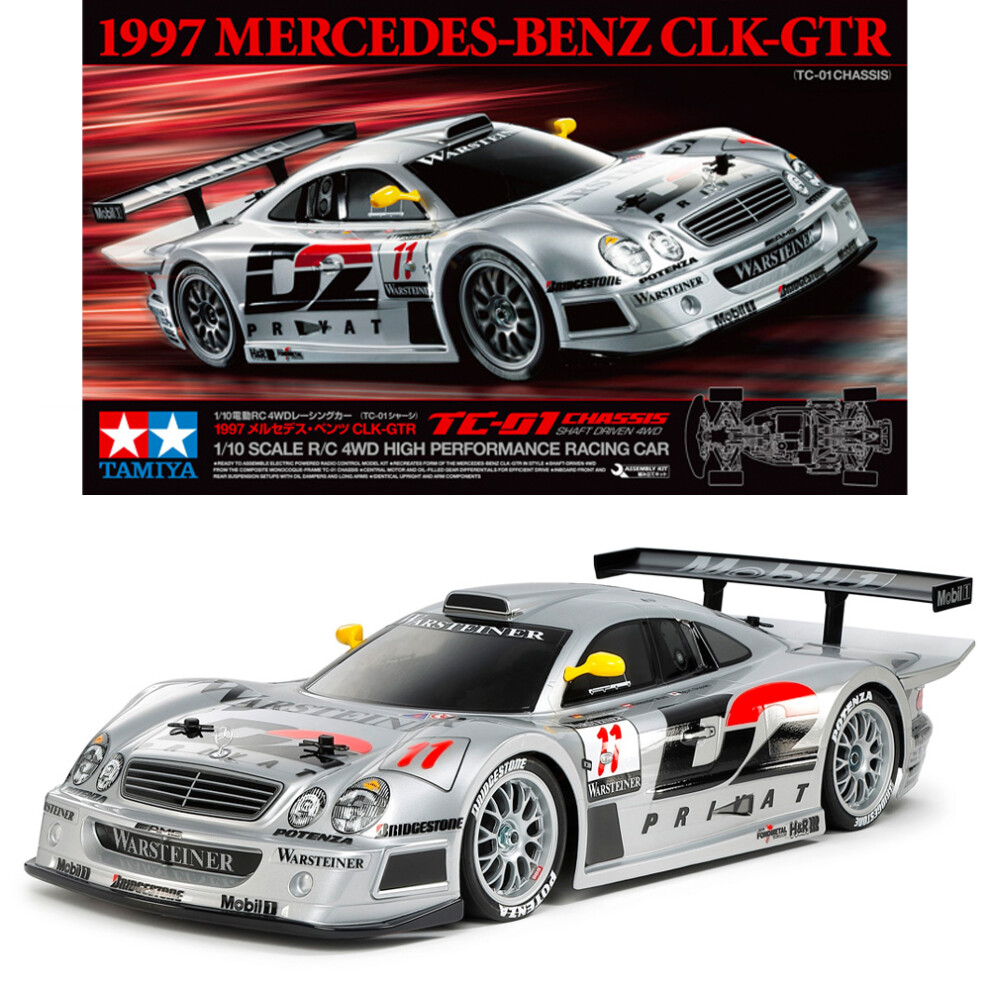 Tamiya RC 58731 Mercedes CLK-GTR 1997 (TC-01) No Esc 1:10 RC Assembly Kit