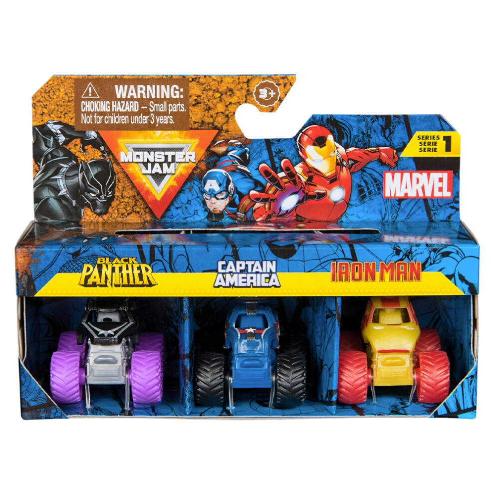 Monster Jam Mini Marvel Bundle - Series 1 Spinmaster