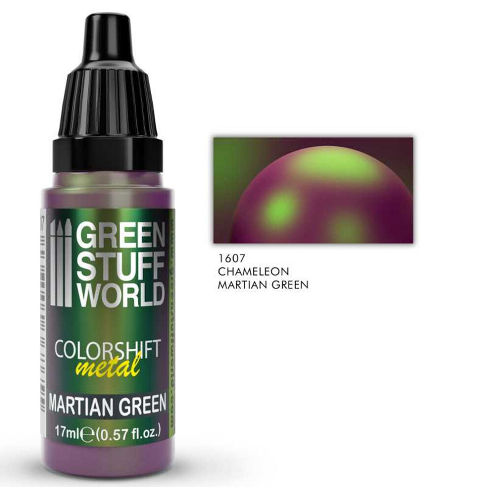 Green Stuff World Green Stuff Martian Chameleon Colorshift Metal Model Paint 17Ml 1607