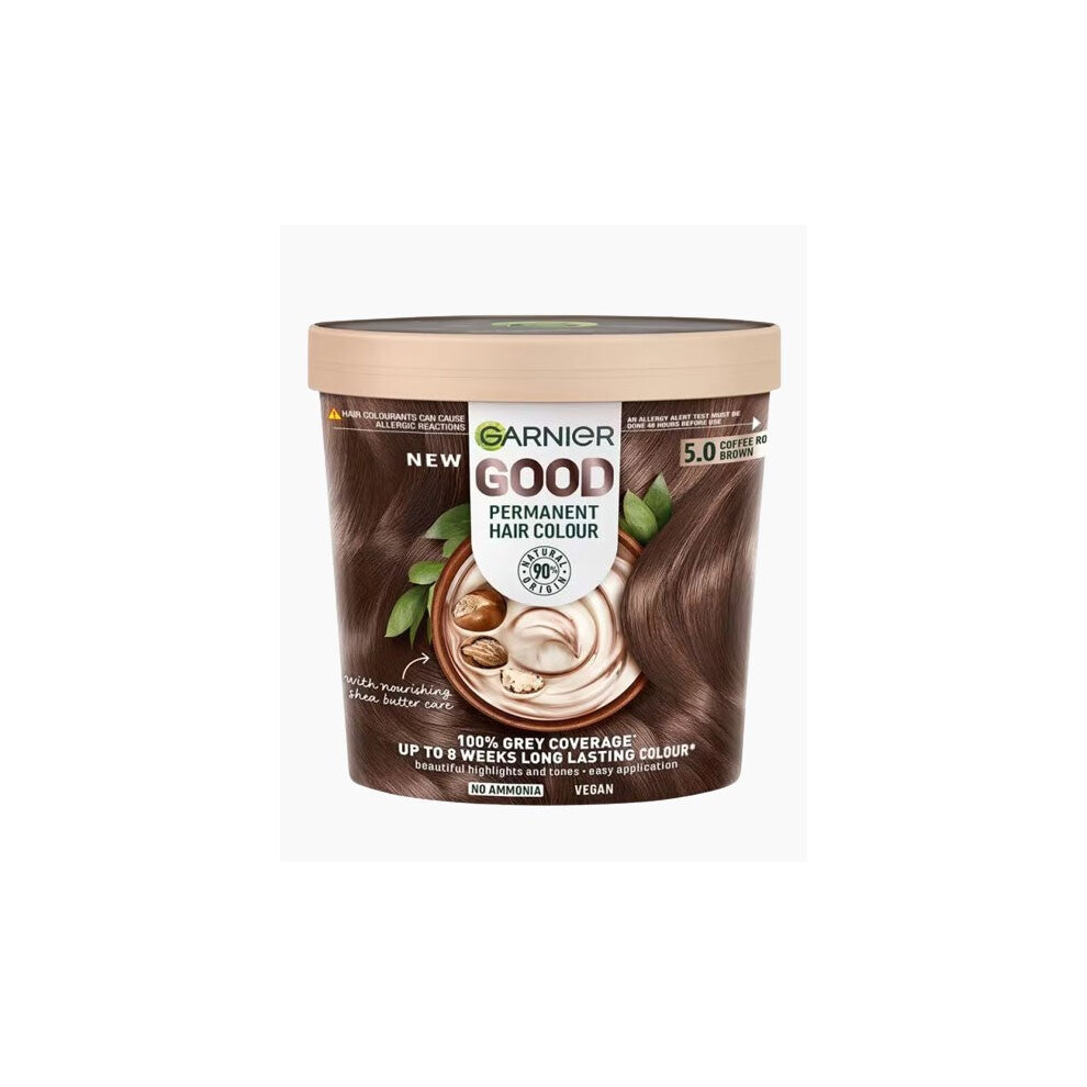 Garnier Good Permanent Hair Colour 5.0 Coffee Roast Brown