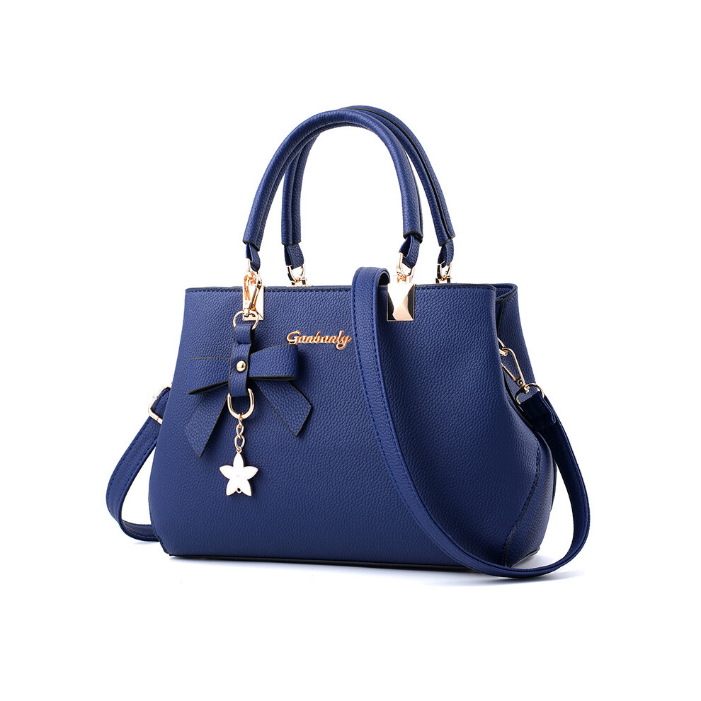 (Dark Blue) Womens Handbag Large Capacity Crossbody Bag Backpack Fashionable And Durable