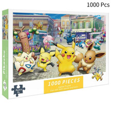 (Pikachu) 1000 Piece Puzzle Toy One Piece Naruto Stress Relief For Adults Challenging