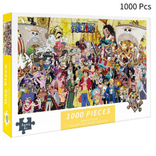 (One Piece) 1000 Piece Puzzle Toy One Piece Naruto Stress Relief For Adults Challenging