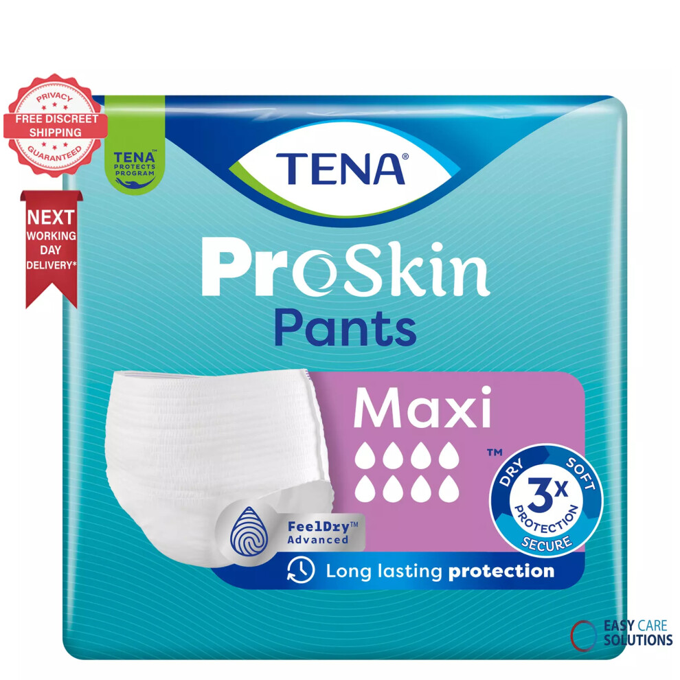 TENA Proskin Incontinence Pants Maxi - Medium 1 Pack of 10 - 10 Pants