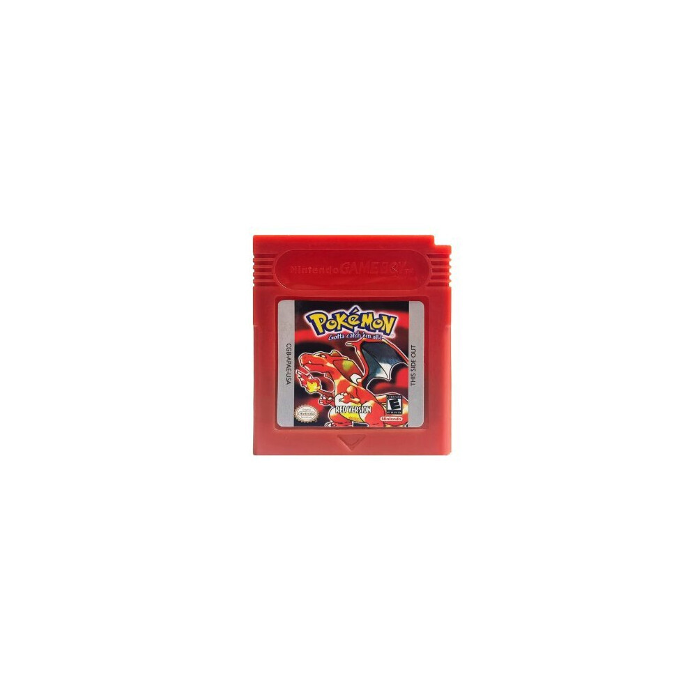 (Red version) POKEMON GAME Series For Nintendo GB GBC Game Card Classic