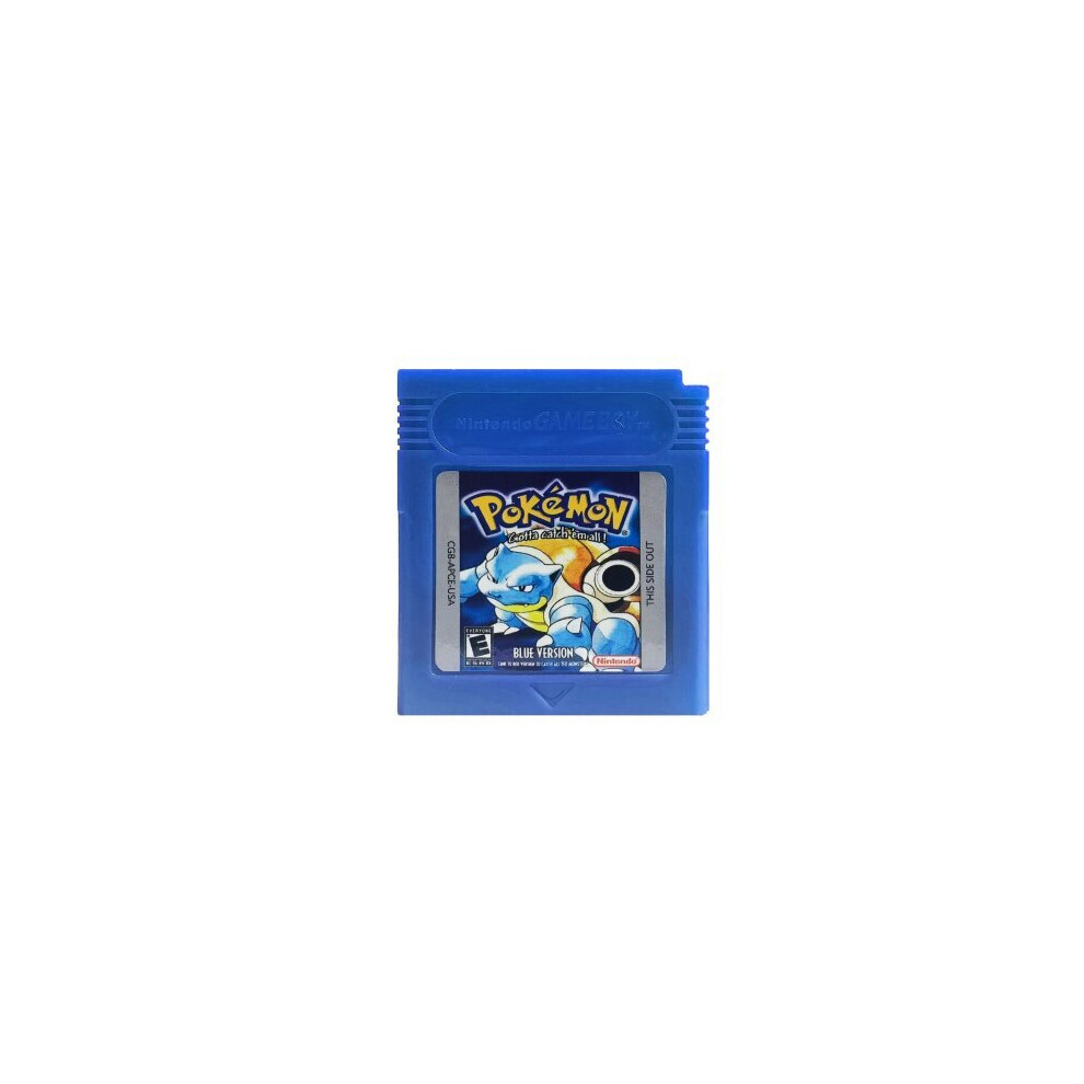 (Blue version) POKEMON GAME Series For Nintendo GB GBC Game Card Classic