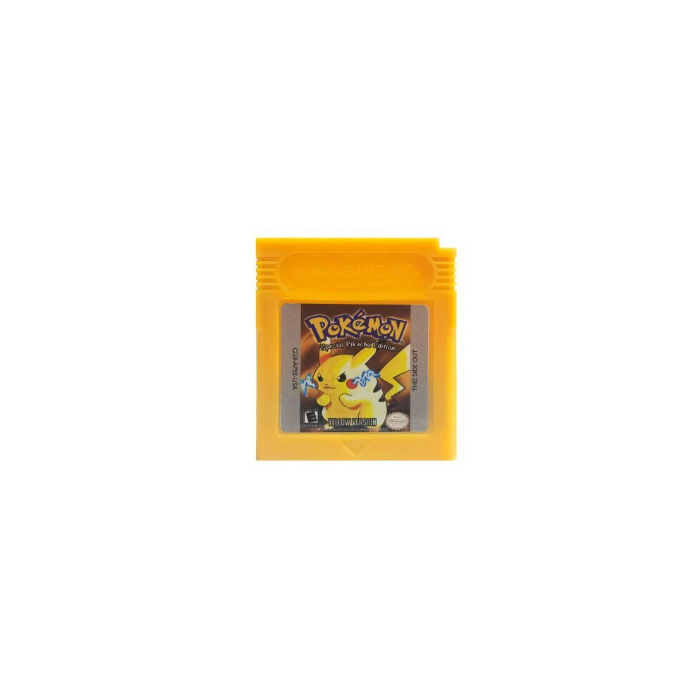 (Yellow version) POKEMON GAME Series For Nintendo GB GBC Game Card Classic