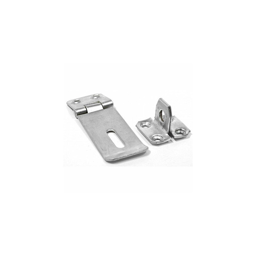 Dzina Hasp And Staple 75Mm X 38Mm (3 X 1.1/2 Inch) Bzp, Pack Of 1 5056040874410