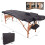 Vesgantti (Black) Portable 3-Section Massage Bed Table 6