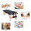 Vesgantti (Black) Portable 3-Section Massage Bed Table 8