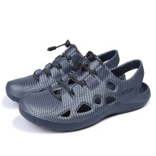 (Blue, UK 6) UK Men Flats Summer Sandals Men Outdoor Fashion Non-slip Closed Toe Casual Shoes
