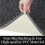 (Grey Bath Mat) Chenille Bath Mats Shower Floor Mat Bathroom Rug 4