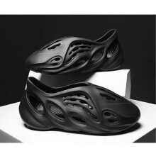 (Black, UK7=EU41) Summer Men-Women Beach Shoes Sandals Casual Anti Slipper Runner outdoor Shoes UK