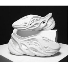 (White, UK4=EU37) Summer Men-Women Beach Shoes Sandals Casual Anti Slipper Runner outdoor Shoes UK