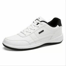(White, UK7/EUR=41) MENS RUNNING TRAINERS SHOCK ABSORBING CASUAL LACE GYM WALKING SPORTS SHOES SIZE
