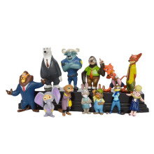 12 db Zootopia Zootropolis Judy Hopps, Nick Wilde, Mr Big – mini akciófigurák, játékok