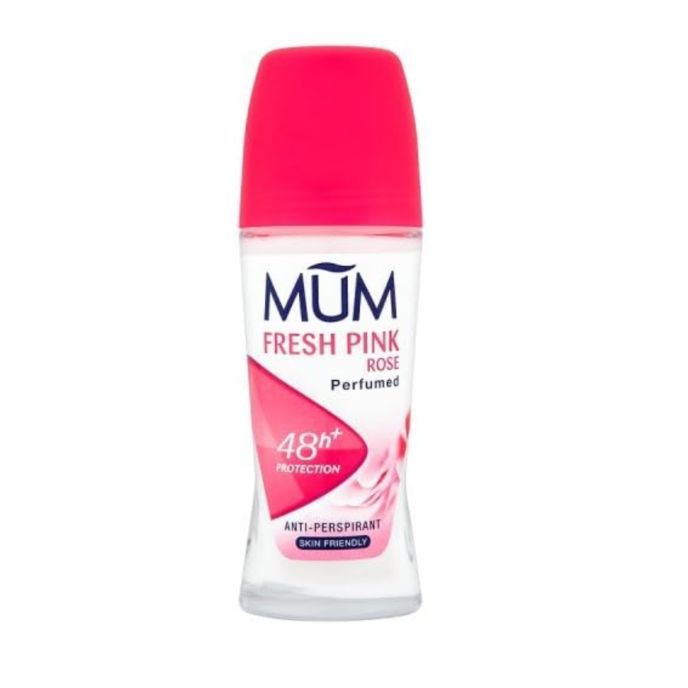 Mum Pink Fresh Rose Anti-Pperspirant Deodorant Roll-On, 50Ml