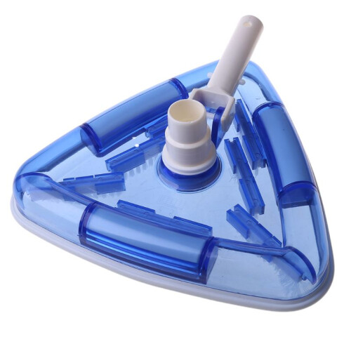 Transparent Triangle Spa Vacuum Head Swimming Pool Surface Cleaning Tool 2