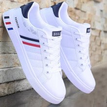 (White Black, UK 10) MENS CASUAL LACE UP GYM WALKING SPORTS WHITE SUMMER SHOES RUNNING TRAINERS SIZE