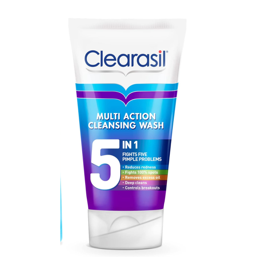 Clearasil Ultra Bundle for Clear Skin 5 in 1 Cleansing Face Wash 150ml