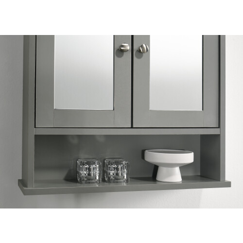 Timber Art Design UK (Grey) Mirrored Bathroom Cabinet 2