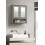 Timber Art Design UK (Grey & Oak) Mirrored Bathroom Cabinet 1